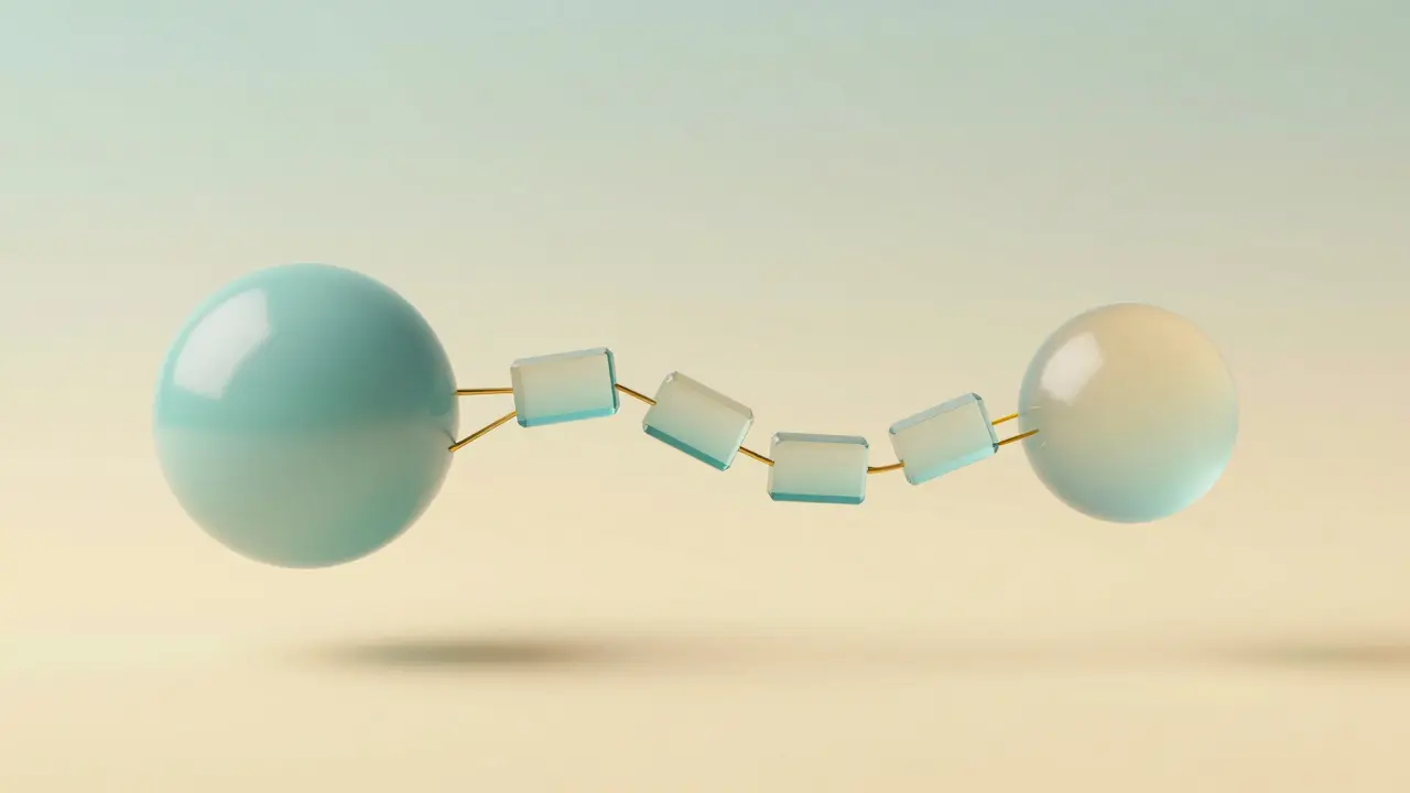 Visualização abstrata de confiança em dados digitais com cores suaves