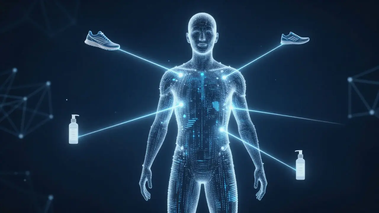 Visualização abstrata de dados e personalização via inteligência artificial.